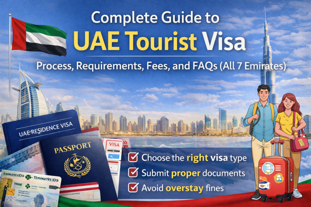 Complete Guide to UAE Tourist Visa: Process, Requirements, Fees, and FAQs (All 7 Emirates)