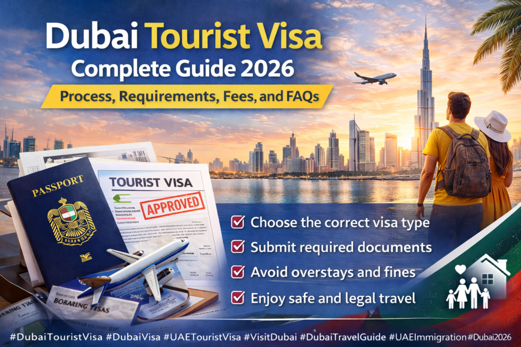 Dubai Tourist Visa Complete Guide 2026 – Process, Requirements, Fees and FAQs