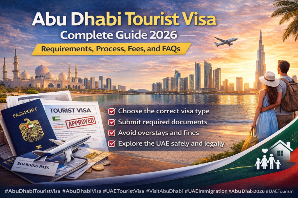 Abu Dhabi Tourist Visa Complete Guide 2026 Requirements Process Fees and FAQs