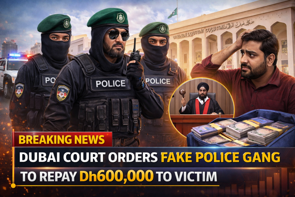 Dubai Court Orders Fake Police Gang to Repay Dh600,000 to Victim