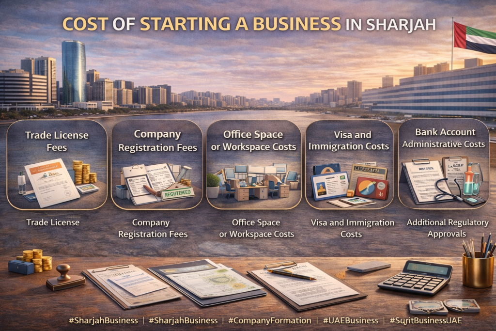 Cost of Starting a Business in Sharjah