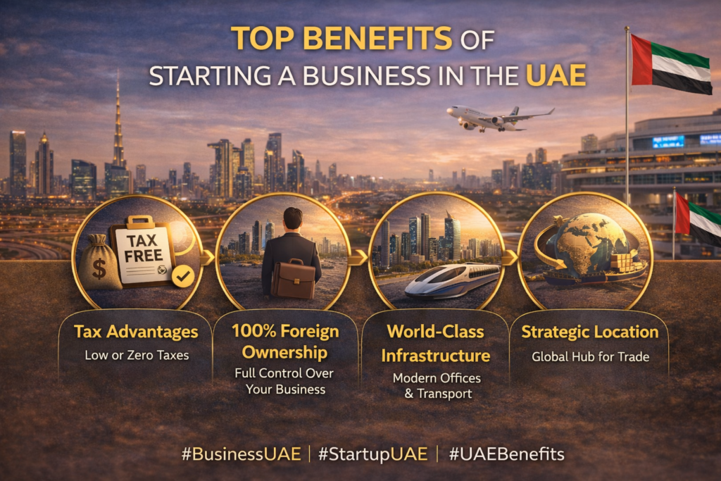 Top Benefits of Starting a Business in the UAE