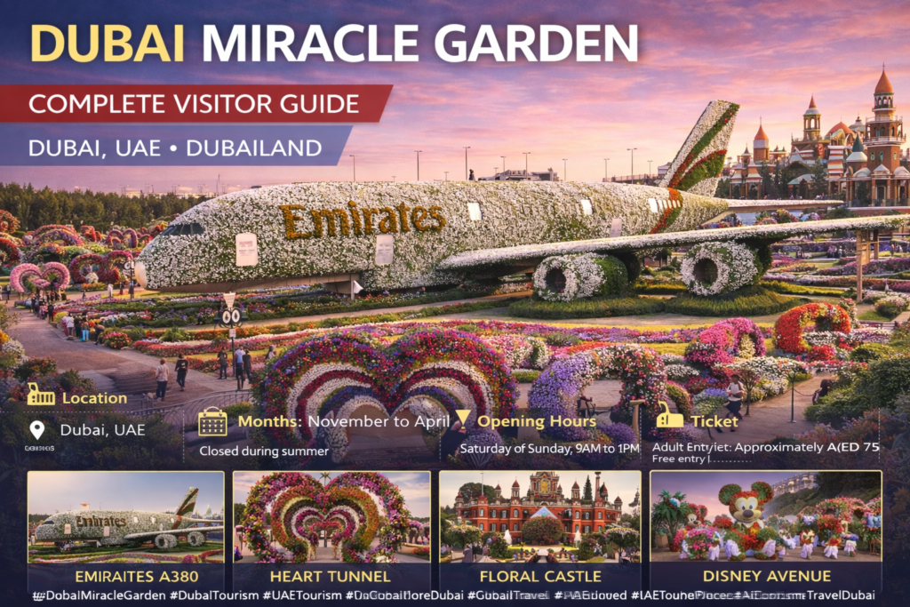 Dubai Miracle Garden Complete Visitor Guide