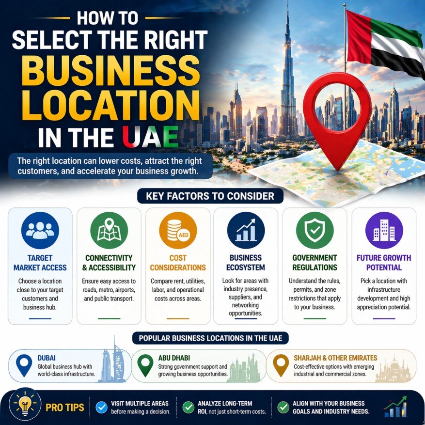 How to Select the Right Business Location in the UAE